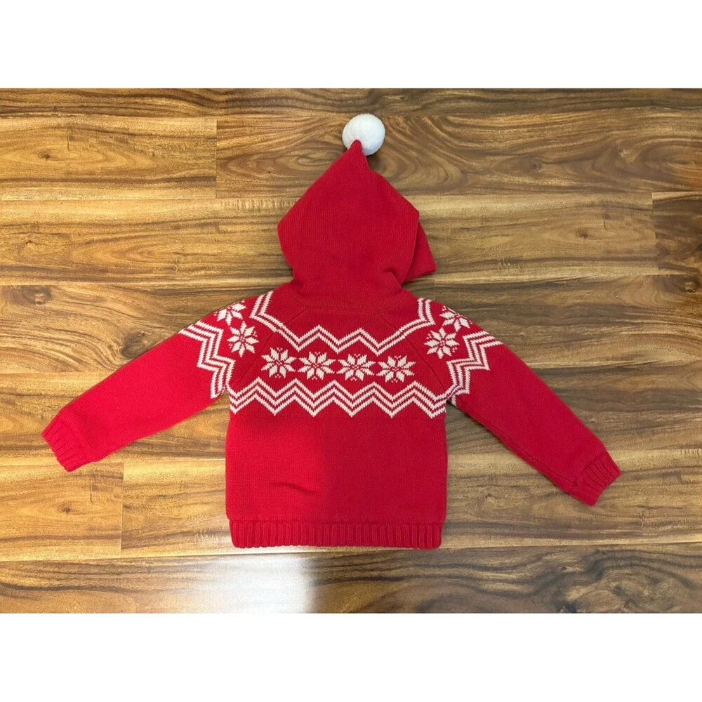 Hanna Andersson Gnome Hoodie Sweater, Size 3T